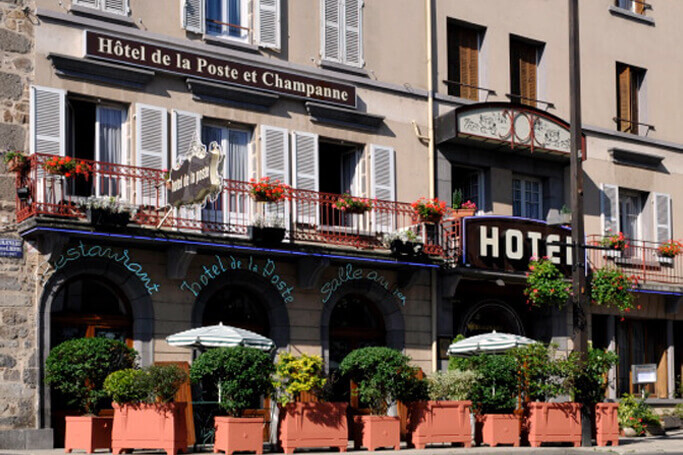 L'Hôtel restaurant Poste et Champanne à Brioude